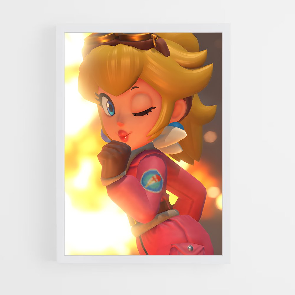 Poster Princess en Rose – affiche Mario (vue 3)